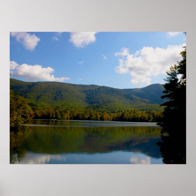 Indischer Grenzsee Reflection Poster (Vorne)