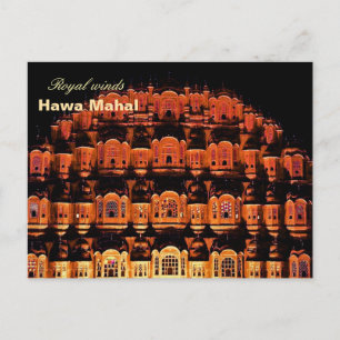 Indischer Hawa Mahal Jaipur Postkarte