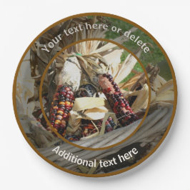 Indischer Herbst Herbst Personalisiertes Party Pappteller