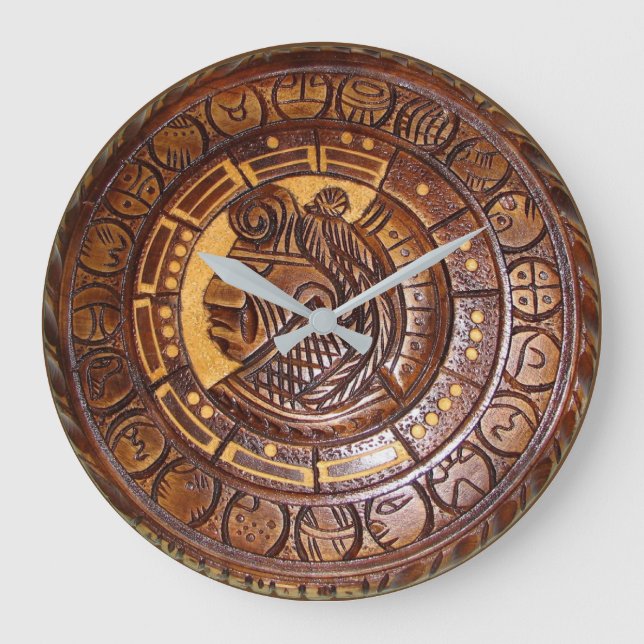 Indischer Kalender Große Wanduhr (Vorderseite)