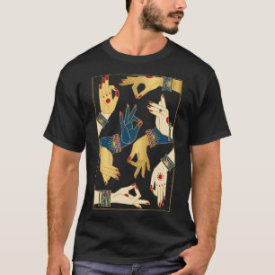 Indischer klassischer Tanz Mudras Bharatanatyam Sp T-Shirt