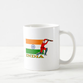 Indischer Kricket-Spieler Kaffeetasse