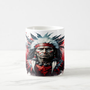 Indischer Krieger Kaffeetasse