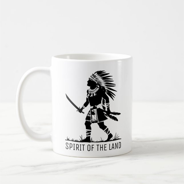 Indischer Krieger Kaffeetasse (Links)