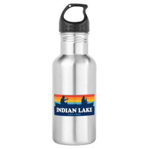 Indischer Lake New York Canoe Edelstahlflasche