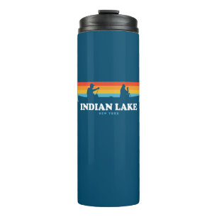 Indischer Lake New York Canoe Thermosbecher