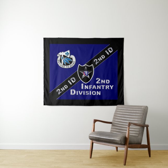 "Indischer Leiter" 2. Infanterieabteilung Wandteppich (Beispiel (Horizontal))