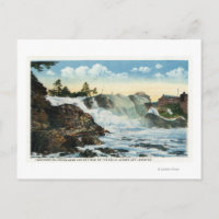 Indischer Leiter und alter Mann der Falls View