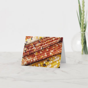 Indischer Mais Danke, dass Sie Notecards Dankeskarte