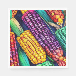Indischer Mais Serviette