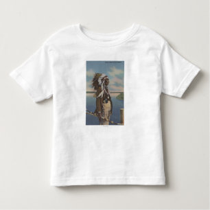 Indischer Nordwestleiter im vollen Regalia Kleinkind T-shirt
