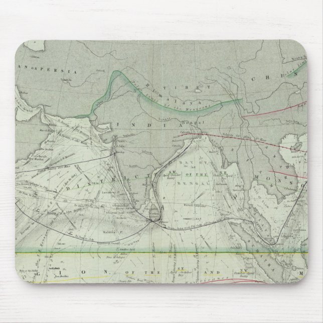 Indischer Ozean 2 Mousepad (Vorne)