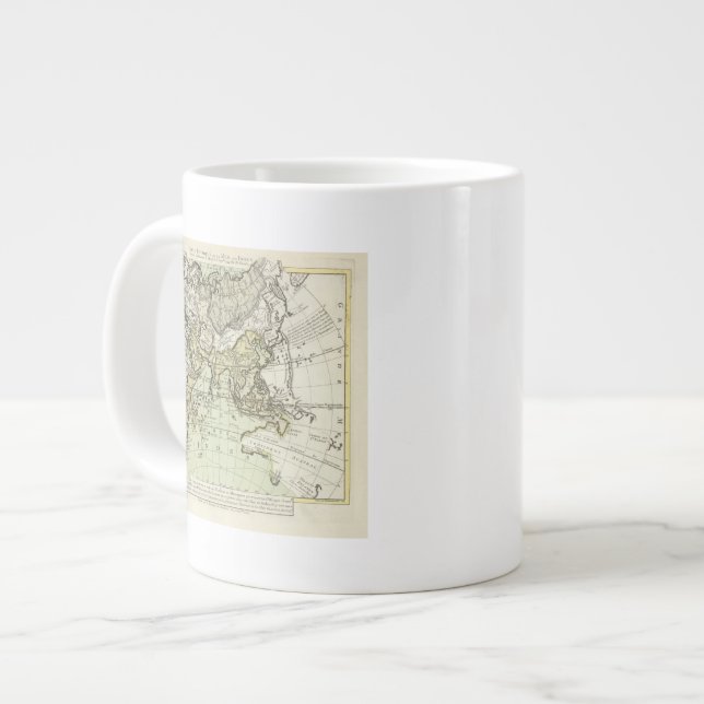 Indischer Ozean Jumbo-Tasse (Vorderseite Links)