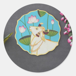 Indischer Pichwai Painting Sticker