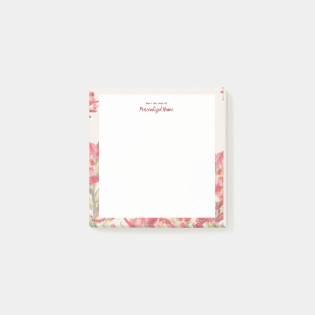 Indischer Pinsel Post-it Klebezettel (Vorderseite)