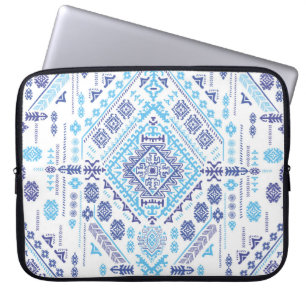 Indischer Pisley Teppich, ethnische Mandala Muster Laptopschutzhülle