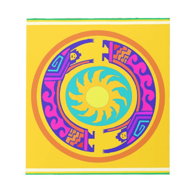 Indischer Regenbogengeist Notizblock (Vorderseite)