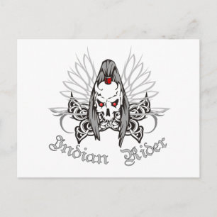 Indischer Rider Postkarte