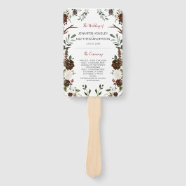 Indischer Roter Wald Green Boho Rustikale Antler Fächer