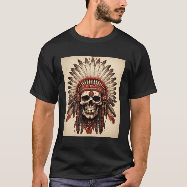 Indischer Schädel der Toten T-Shirt (Vorderseite)
