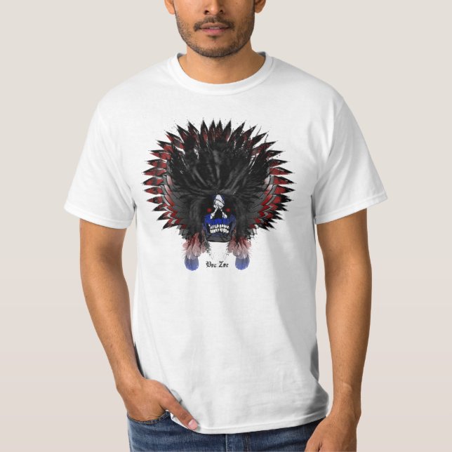 Indischer Schädel-Kopf T-Shirt (Vorderseite)