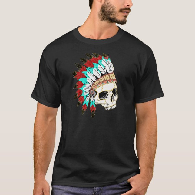 Indischer Schädelanzug T-Shirt (Vorderseite)