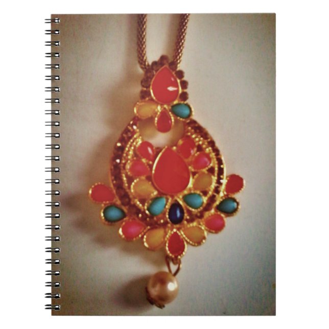 Indischer Schmuck Notizblock (Vorderseite)
