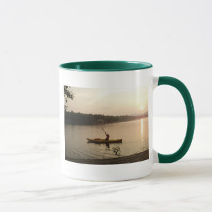 indischer SEE, NY SONNENUNTERGANG Tasse