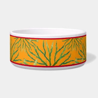 Indischer Sommer auf einer großen Salatschüssel Napf