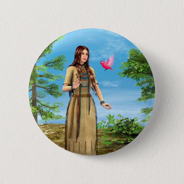 Indischer Sommer Button (Vorderseite)