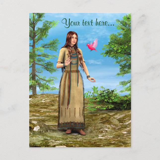 Indischer Sommer Postkarte (Vorderseite)