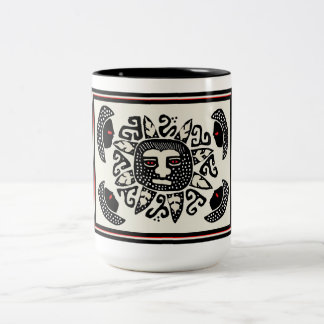 Indischer Sonnengeist Zweifarbige Tasse