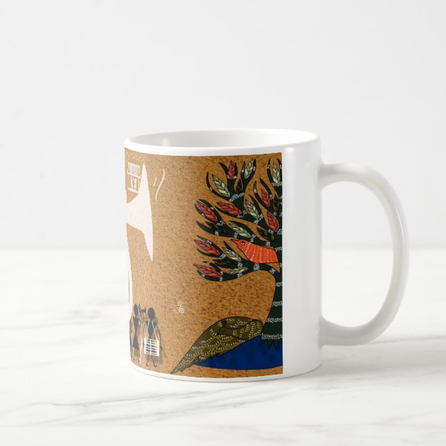 Indischer Stammes- Entwurf - Tasse (Rechts)