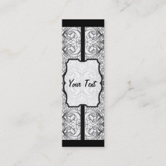 Indischer Stil mit Lesezeichen Business Card Mini Visitenkarte