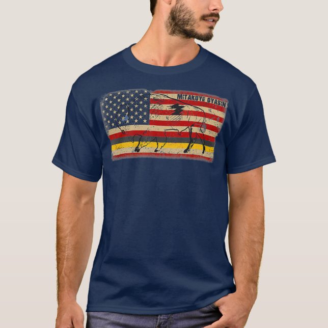 Indischer Stolz I Lakota Stamm Teton Sioux T-Shirt (Vorderseite)