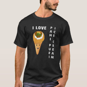 Indischer Street Food Pani Puri Eis Trend T-Shirt