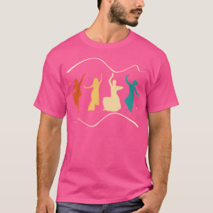 Indischer Tanz für einen Bharatanatyam-Tänzer T-Shirt