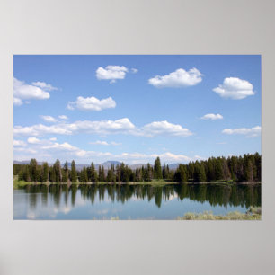 Indischer Teich Poster