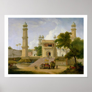 Indischer Tempel, sagte, die Moschee von Poster