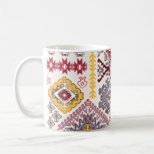 Indischer Teppich, Paisley-Mandala, Yoga Kaffeetasse