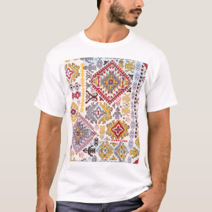 Indischer Teppich, Paisley Mandala, Yoga T-Shirt