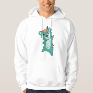 Indischer Türkisbär Karneval Teddy Feather Hoodie