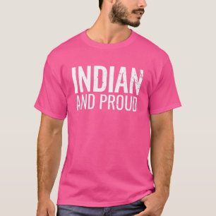 Indischer Und Stolz Vintage Indisch Indien T-Shirt