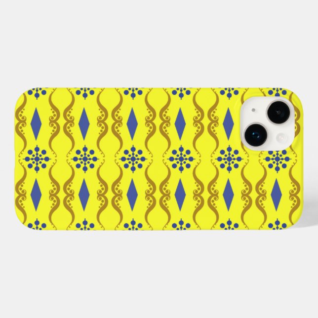Indischer Zierstreifen Case-Mate iPhone Hülle (Rückseite (Horizontal))