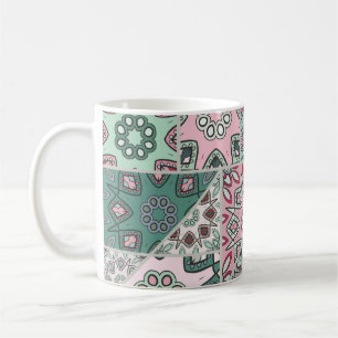 Indisches arabisches Patchwork-Quilt Vintage Kaffeetasse