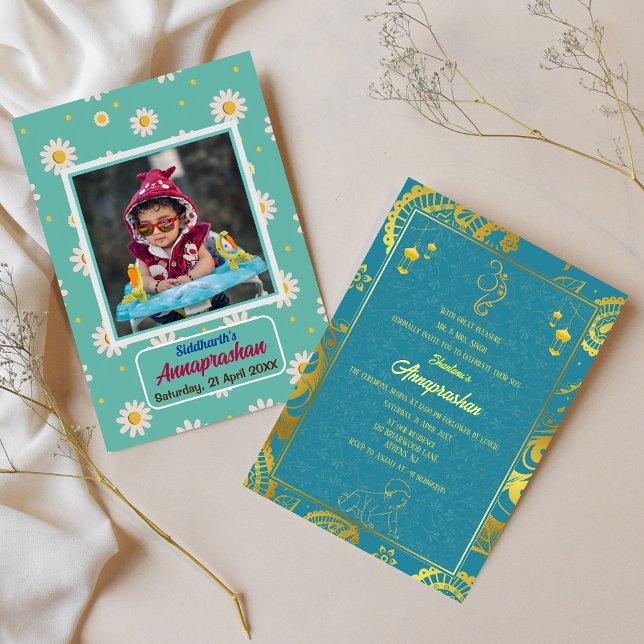 Indisches Baby Image "Annaprashan" Einladung (Von Creator hochgeladen)