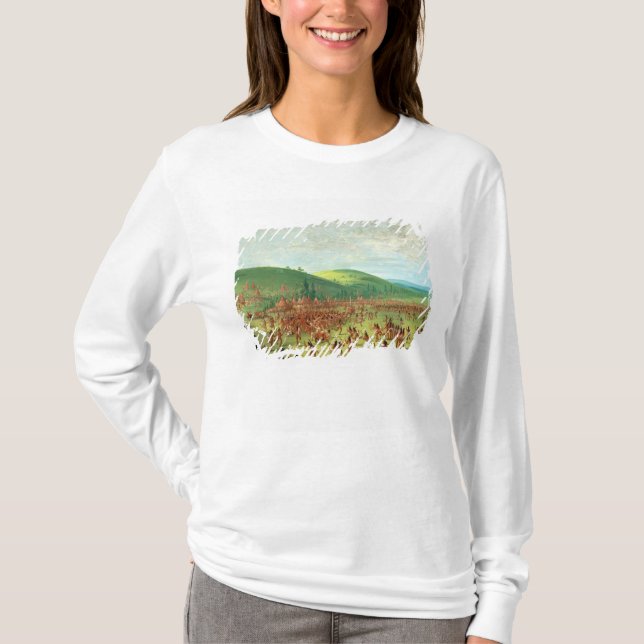 Indisches Ball-Spiel T-Shirt (Vorderseite)