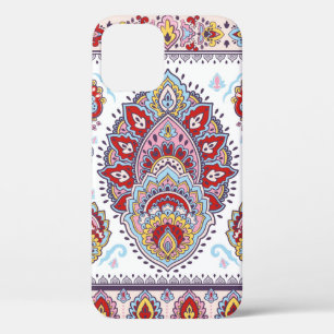 Indisches Blumenpaisley-Medaillon-Muster. Ethnic M Case-Mate iPhone Hülle