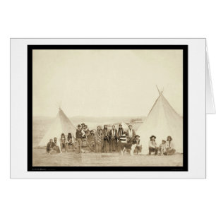 Indisches der Tipi-Lager Sd 1890 des großen Fuße
