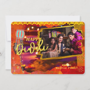 Indisches Diwali Feiertagskarte